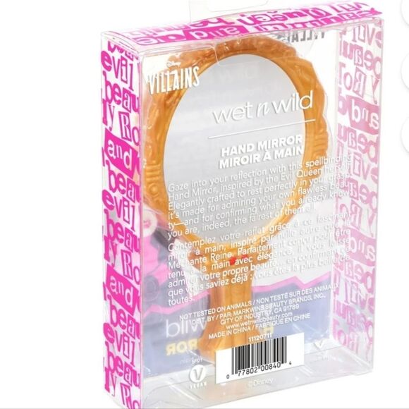 Wet-n-Wild X Disney Villains Hand Mirror- Gold/Black - Picture 8 of 11